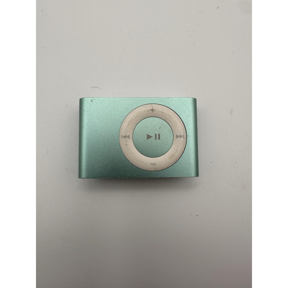 Apple iPod Shuffle 2nd Gen Green Clip MP3 Player A1204 For Parts Repair AS-IS
